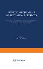 Genetic Mechanisms of Speciation in Insects: Symposia held at the XIVth International Congress of Entomology, Canberra, Australia August 22–30, 1972, sponsored by the Australian Academy of Science and the Australian Entomological Society