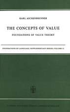 The Concepts of Value: Foundations of Value Theory