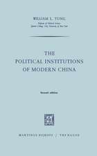 The Political Institutions of Modern China