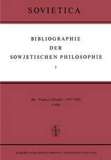 Bibliographie der Sowjetischen Philosophie: Die ‘Voprosy Filosofii’ 1947–1956