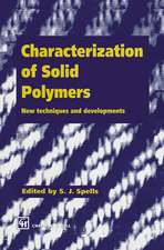 Characterization of Solid Polymers: New techniques and developments