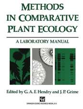 Methods in Comparative Plant Ecology: A laboratory manual