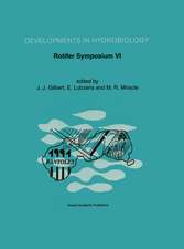 Rotifer Symposium VI: Proceedings of the Sixth International Rotifer Symposium, held in Banyoles, Spain, June 3–8, 1991