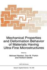 Mechanical Properties and Deformation Behavior of Materials Having Ultra-Fine Microstructures