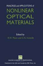 Principles and Applications of Nonlinear Optical Materials