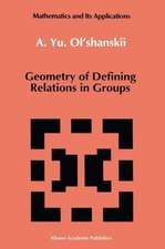 Geometry of Defining Relations in Groups