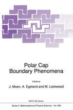 Polar Cap Boundary Phenomena