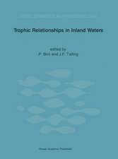 Trophic Relationships in Inland Waters: Proceedings of an International Symposium held in Tihany (Hungary), 1–4 September 1987