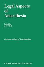 Legal Aspects of Anaesthesia