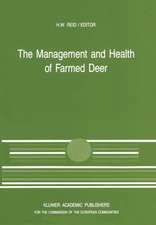 The Management and Health of Farmed Deer: A Seminar in the CEC Programme of Coordination of Research in Animal Husbandry, held in Edinburgh on 10–11 December 1987