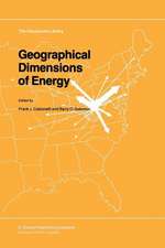 Geographical Dimensions of Energy