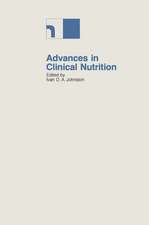 Advances in Clinical Nutrition: Proceedings of the 2nd International Symposium held in Bermuda, 16–20th May 1982