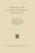 Martial Law in India, Pakistan and Ceylon