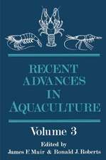 Recent Advances in Aquaculture: Volume 3