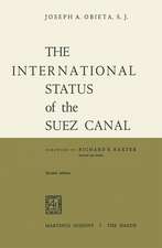 The International Status of the Suez Canal