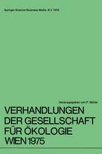 Verhandlungen der Gesellschaft für Ökologie Wien 1975: 5. Jahresversammlung vom 22. bis 24. September 1975 in Wien