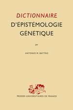 Dictionnaire D’épistémologie Génétique