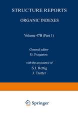 Structure Reports: Organic Indexes