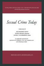 Sexual Crime Today