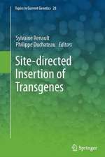 Site-directed insertion of transgenes