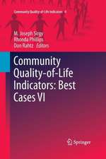 Community Quality-of-Life Indicators: Best Cases VI