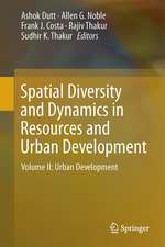 Spatial Diversity and Dynamics in Resources and Urban Development: Volume II: Urban Development