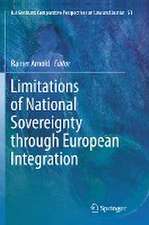 Limitations of National Sovereignty through European Integration