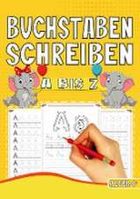 Tiere Übungsheft: Buchstaben Schreiben Lernen für Mädchen und Jungen