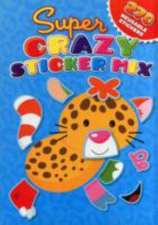 Super Crazy Sticker Mix Blue