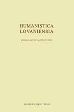 Humanistica Lovaniensia, Volume LXVI - 2017