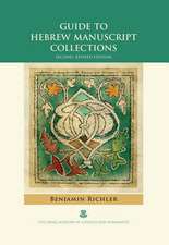 Guide to Hebrew Manuscript Collections