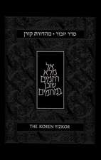 The Koren Yizkor: Memory and Meaning