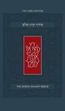 Koren Shalem Siddur, Ashkenaz