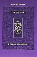 Koren Shalem Siddur with Tabs, Compact, Purple