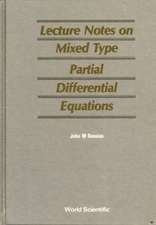 Mixed Type Partial Differential Equations, Lecture Notes on