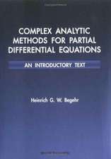 Complex Analytic Methods for Partial Differential Equations: An Introductory Text