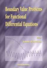 Boundary Value Problems for Functional Differential Equations