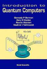 INTROD TO QUANTUM COMPUTERS
