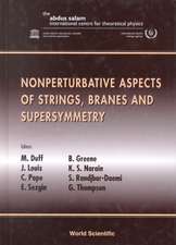 Nonperturbative Aspects of Strings, Branes and Supersymmetry - Proceedings of the Spring School on Nonperturba