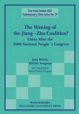 Waning Of The Jiang-zhu Coalition, The: China After The 2000 National People's Congress