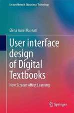 User Interface Design of Digital Textbooks: How Screens Affect Learning