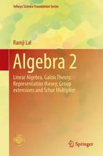 Algebra 2: Linear Algebra, Galois Theory, Representation theory, Group extensions and Schur Multiplier