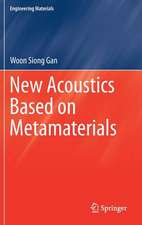 New Acoustics Based on Metamaterials