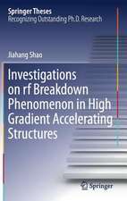 Investigations on rf breakdown phenomenon in high gradient accelerating structures