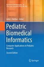 Pediatric Biomedical Informatics: Computer Applications in Pediatric Research