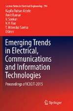 Emerging Trends in Electrical, Communications and Information Technologies: Proceedings of ICECIT-2015