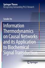 Information Thermodynamics on Causal Networks and its Application to Biochemical Signal Transduction