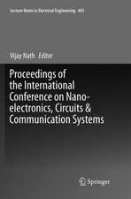 Proceedings of the International Conference on Nano-electronics, Circuits & Communication Systems