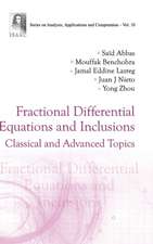 FRACTIONAL DIFFERENTIAL EQUATIONS AND INCLUSIONS