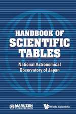 HANDBOOK OF SCIENTIFIC TABLES